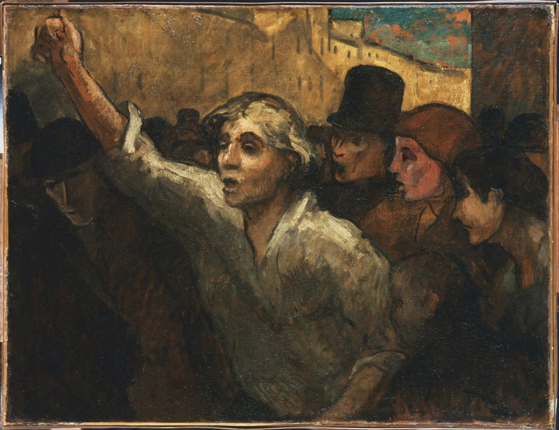 The Uprising - Honoré Daumier