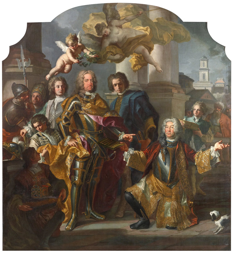 Emperor Charles VI and Gundacker, Count Althann - Francesco Solimena