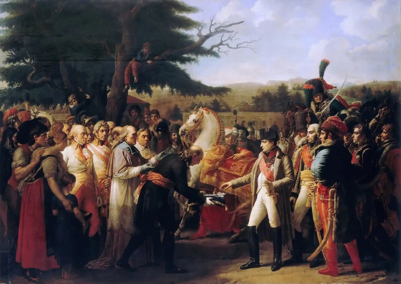 The Emperor receiving the keys of Vienna - Anne-Louis Girodet