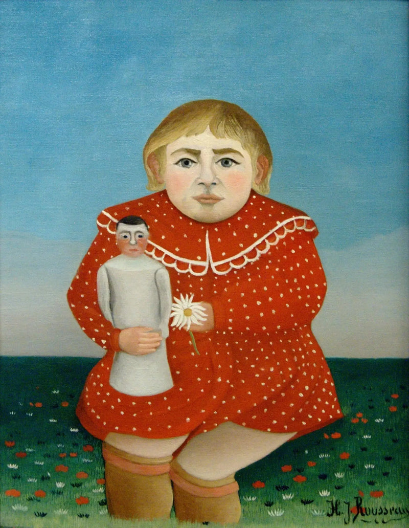 The Child with the Doll - Henri Rousseau