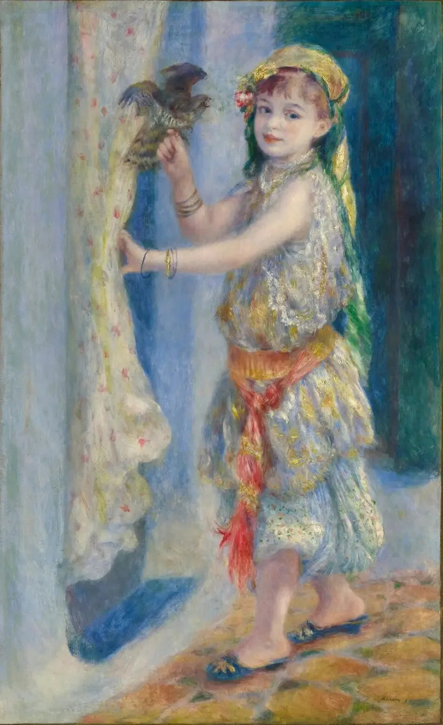 The Child with the Bird - Pierre-Auguste Renoir