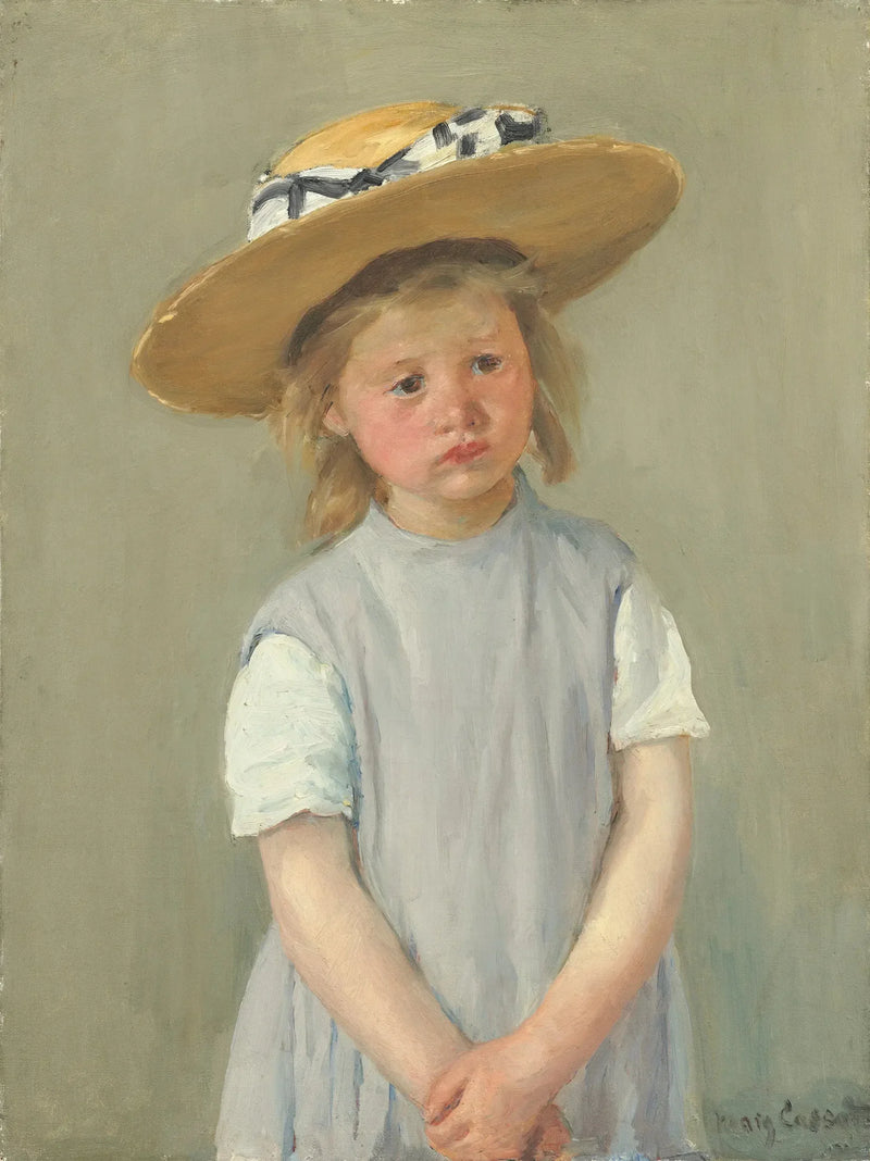 The Child with the Straw Hat - Mary Cassatt