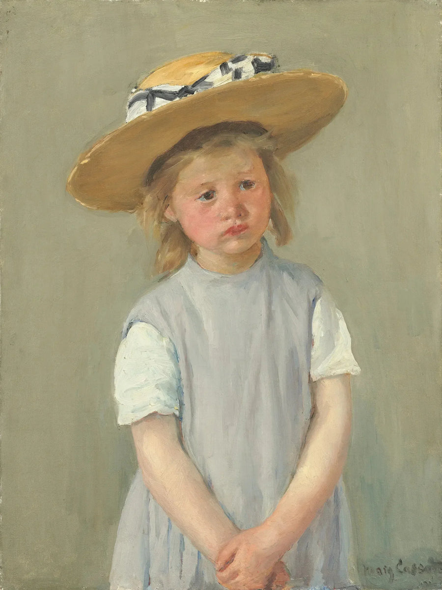 The Child with the Straw Hat - Mary Cassatt