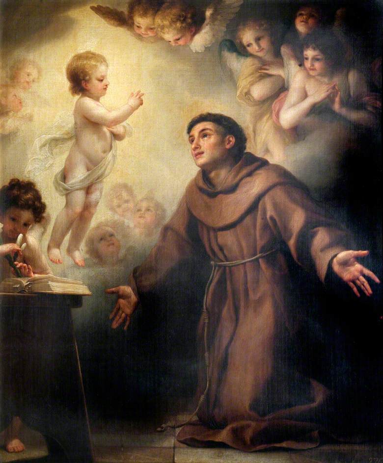 The Child Jesus appearing to Saint Anthony of Padua - Anton Raphael Mengs