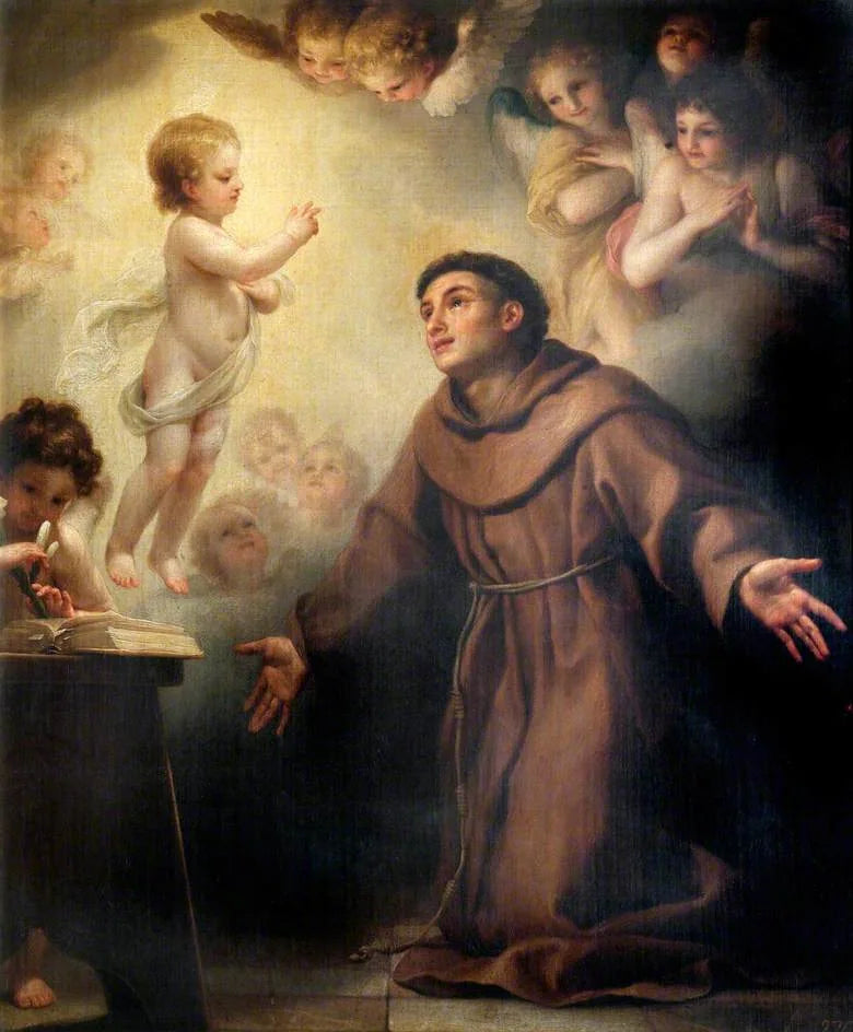 The Child Jesus appearing to Saint Anthony of Padua - Anton Raphael Mengs