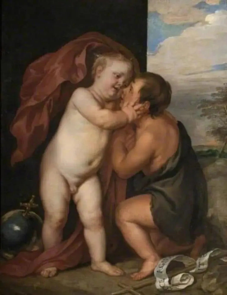 The Child Jesus with Saint John - Antoine van Dyck