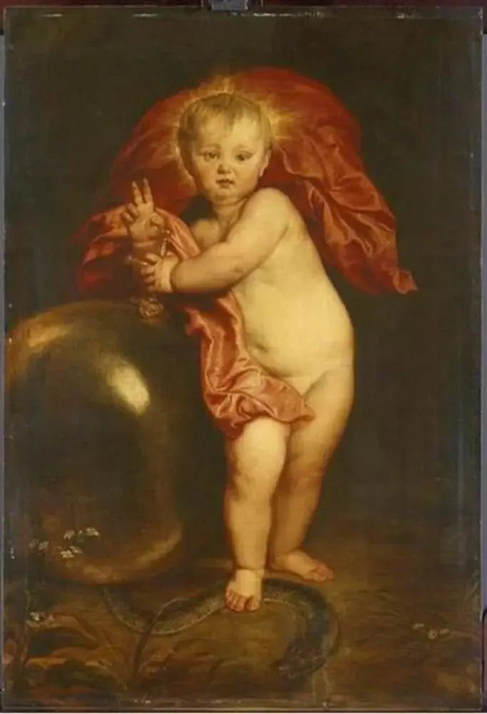 The Child Jesus as Redeemer - Antoine van Dyck