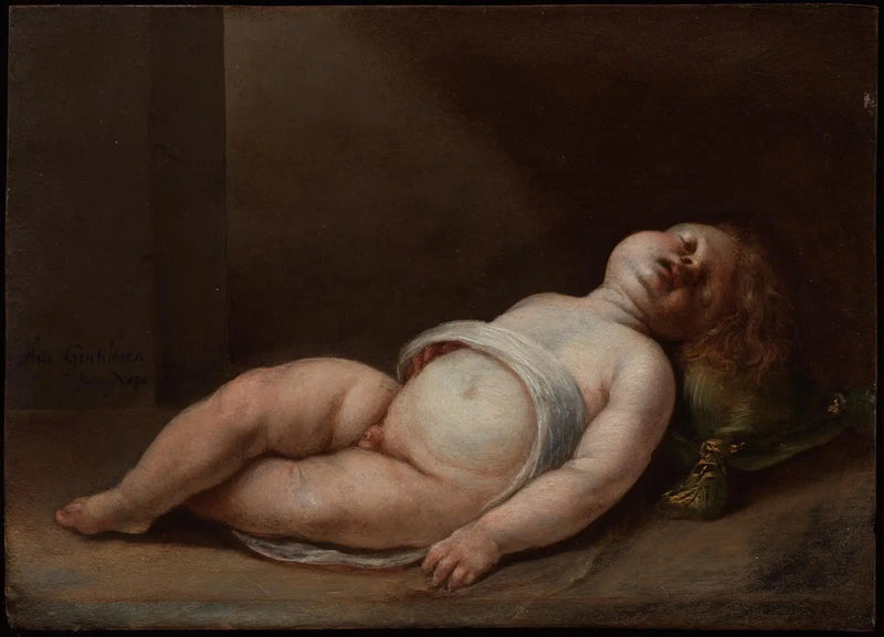 The Sleeping Child Jesus - Artemisia Gentileschi