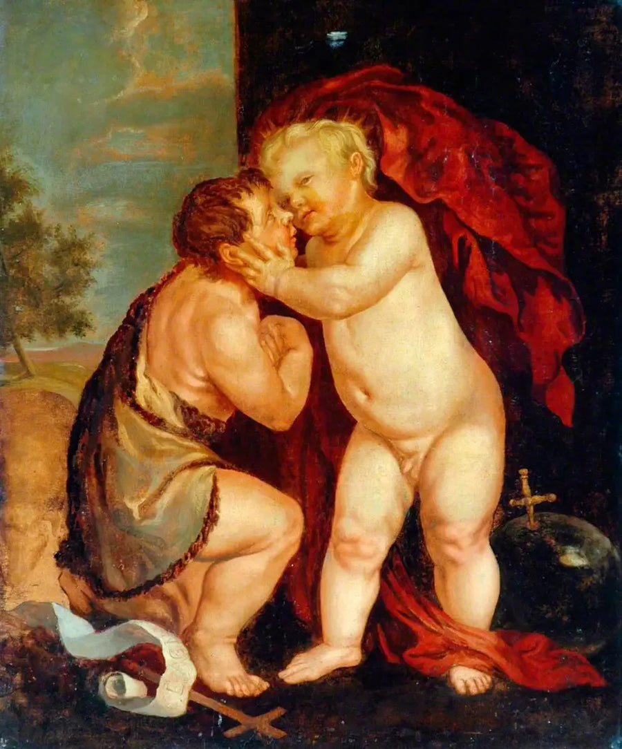 The Child Jesus and Saint John the Baptist - Antoine van Dyck