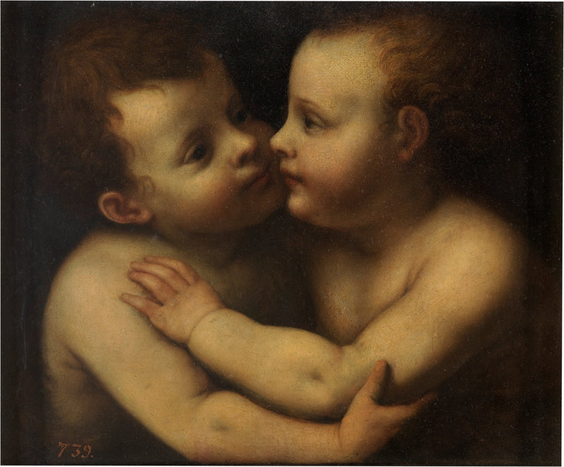 The Child Jesus and Saint John the Baptist - Bernardino Luini
