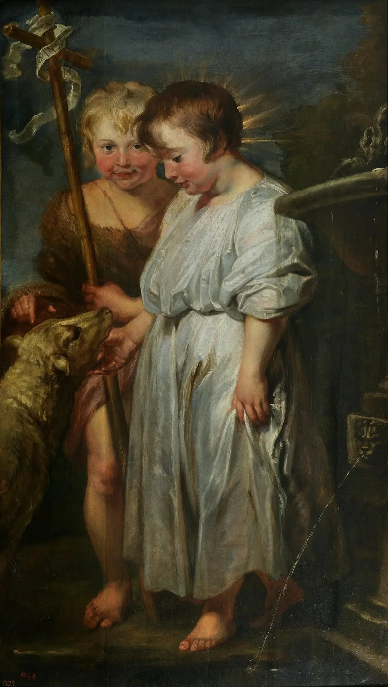 The Child Jesus, Saint John, and the Lamb - Antoine van Dyck