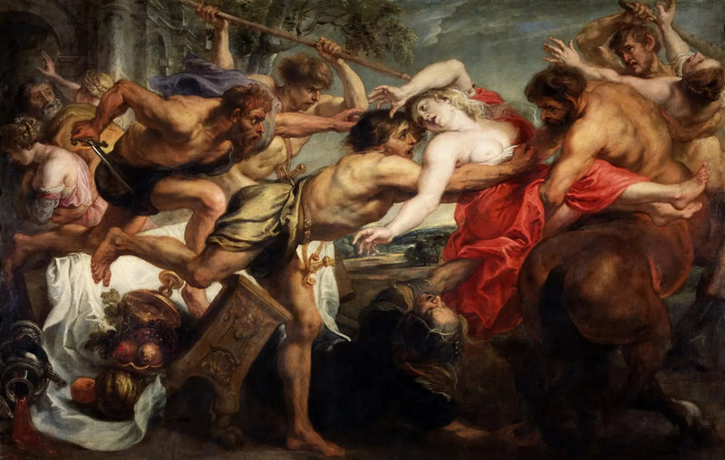 The Abduction of Hippodamia - Peter Paul Rubens