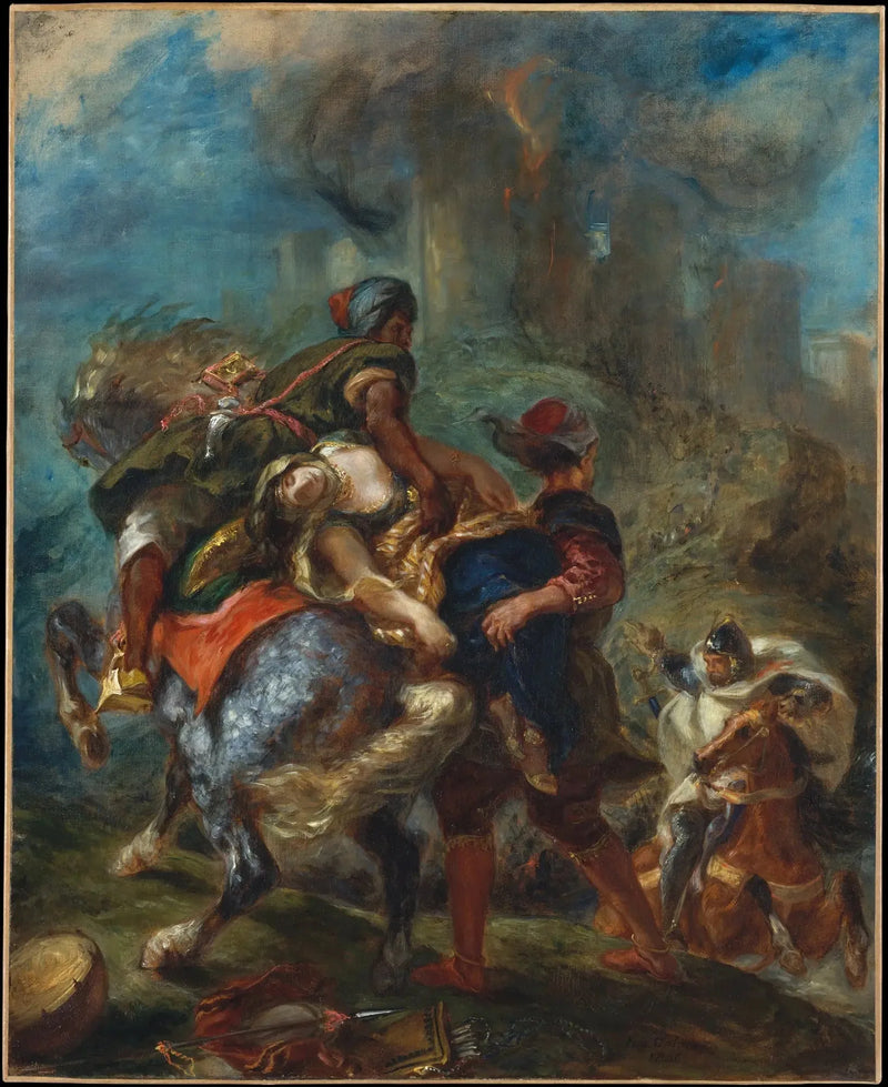 The Abduction of Rebecca - Eugène Delacroix