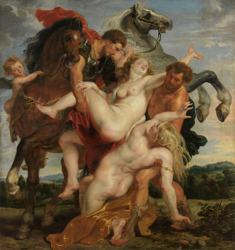 The Abduction of the Daughters of Leucippe - Peter Paul Rubens