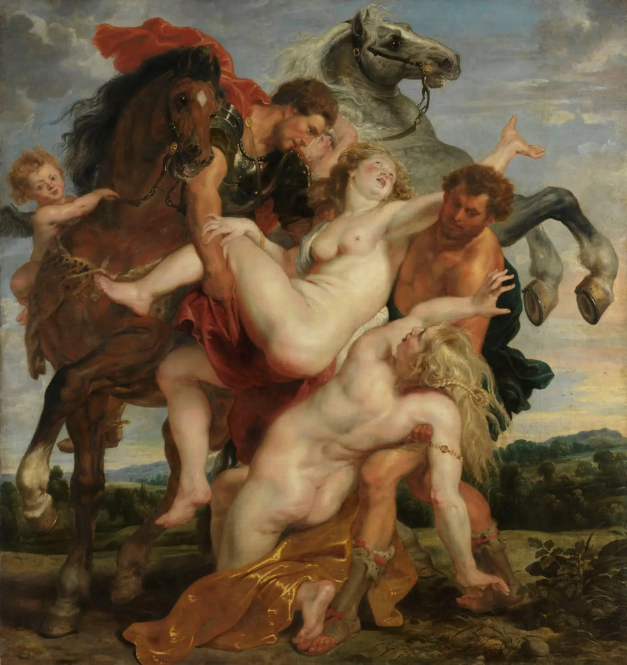 The Abduction of the Daughters of Leucippe - Peter Paul Rubens