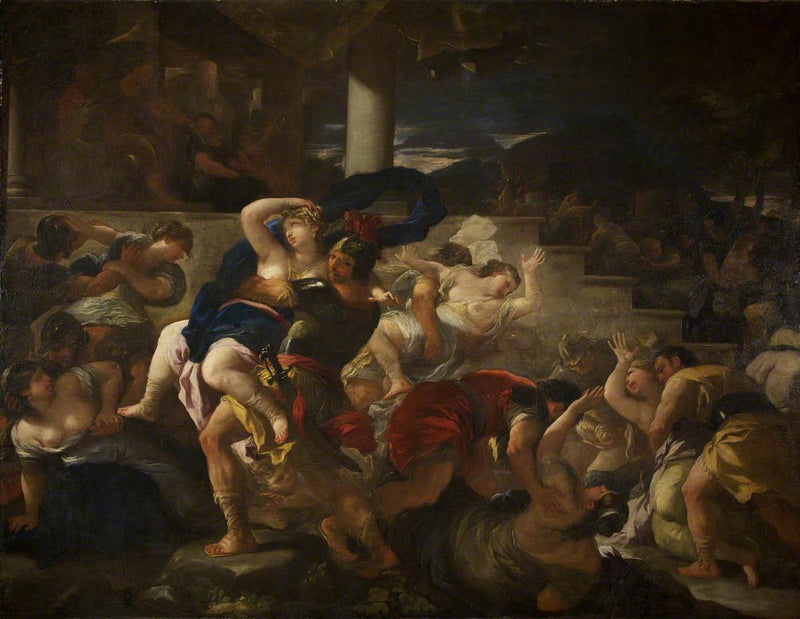 The Abduction of the Sabine Women - Luca Giordano