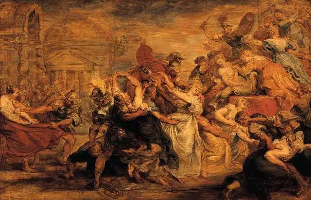 The Abduction of the Sabine Women - Peter Paul Rubens