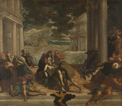 The Removal of Saint Mark's Body by the Christians - Jacopo Tintoretto