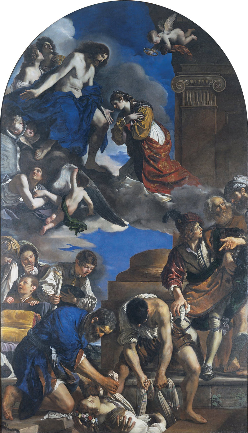 The Burial of Saint Petronilla - Guercino