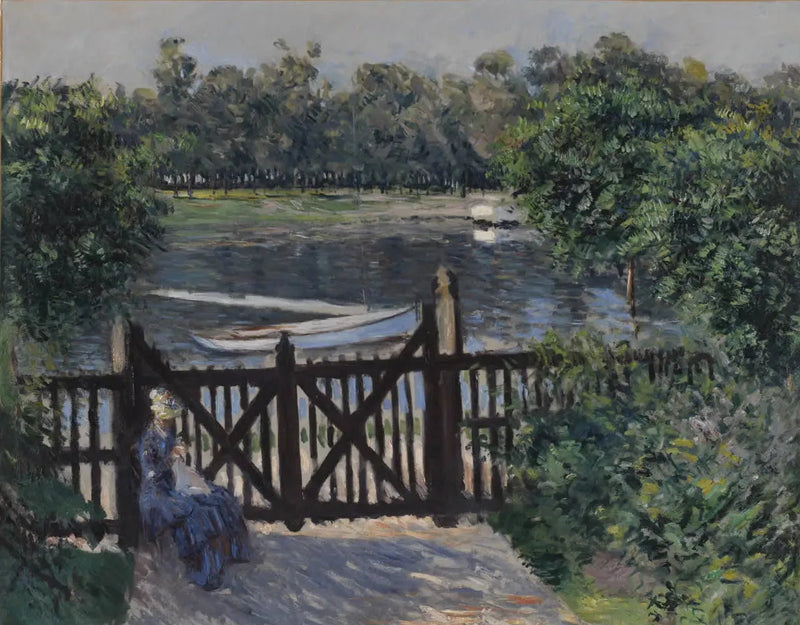 The Entrance to the Garden, Petit-Gennevilliers - Gustave Caillebotte