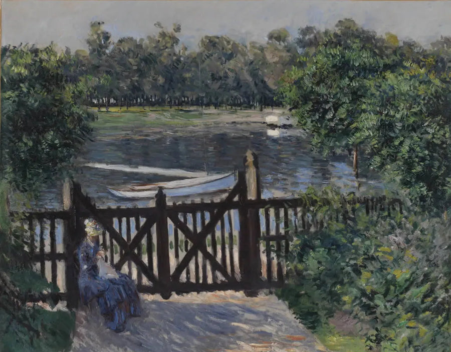 The Entrance to the Garden, Petit-Gennevilliers - Gustave Caillebotte