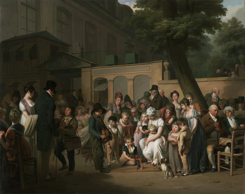 The Entrance to the Turkish Garden - Louis-Léopold Boilly