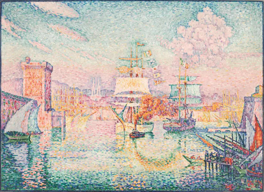 The Entrance to the Port of Marseille - Paul Signac