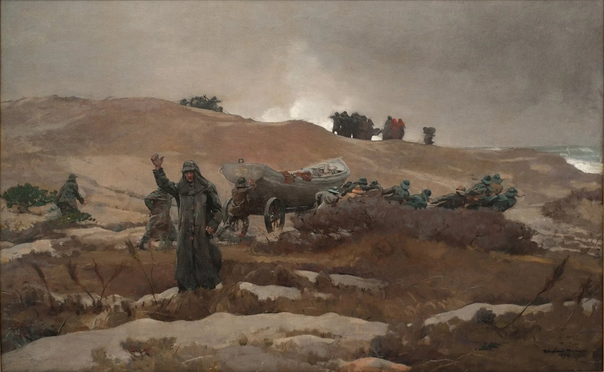 L'épave - Winslow Homer image 1 copie de tableau peinte à la main