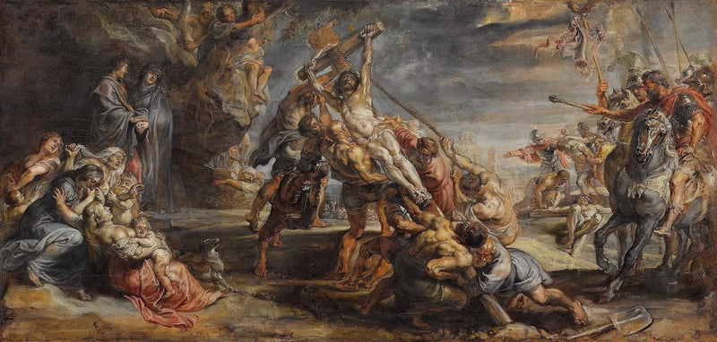 The Erection of the Cross - Peter Paul Rubens