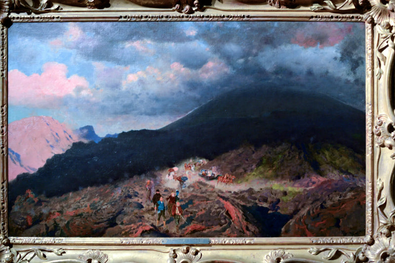 The Eruption of Vesuvius - II - Giuseppe De Nittis