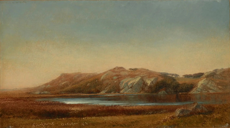 The Almy Pond, Newport, Rhode Island - John Frederick Kensett