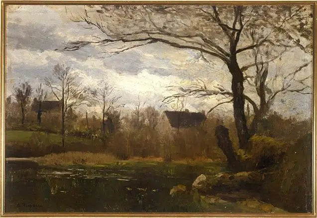 The Pond of Montfoucault - Camille Pissarro
