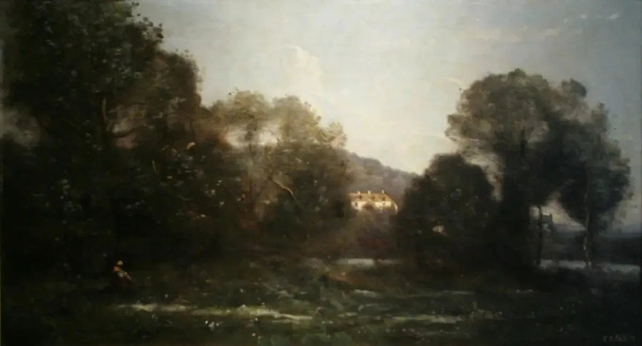 The Pond of Ville d'Avray - Jean-Baptiste Camille Corot