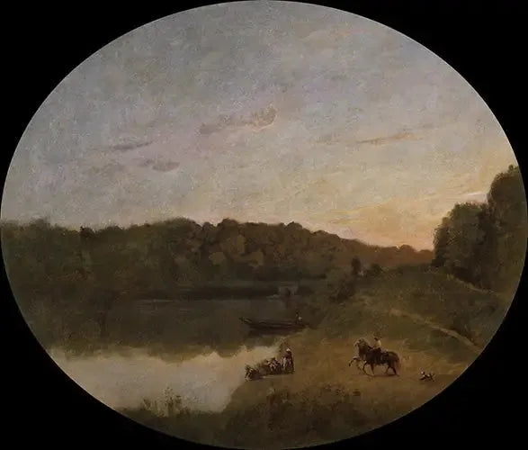 The Pond of Ville-d'Avray - Jean-Baptiste Camille Corot