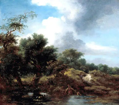 The Pond - Jean-Honoré Fragonard
