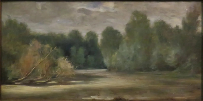 The Pond, near Louroux - Eugène Delacroix