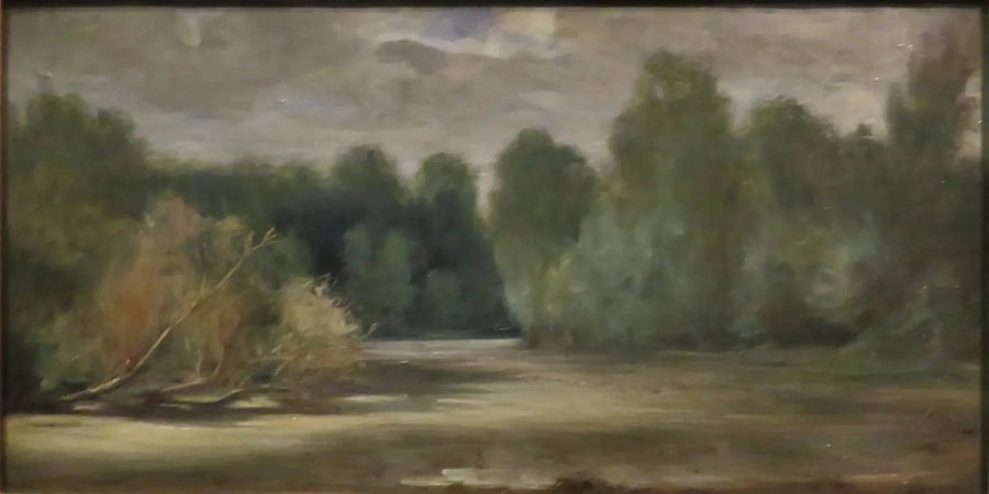 The Pond, near Louroux - Eugène Delacroix