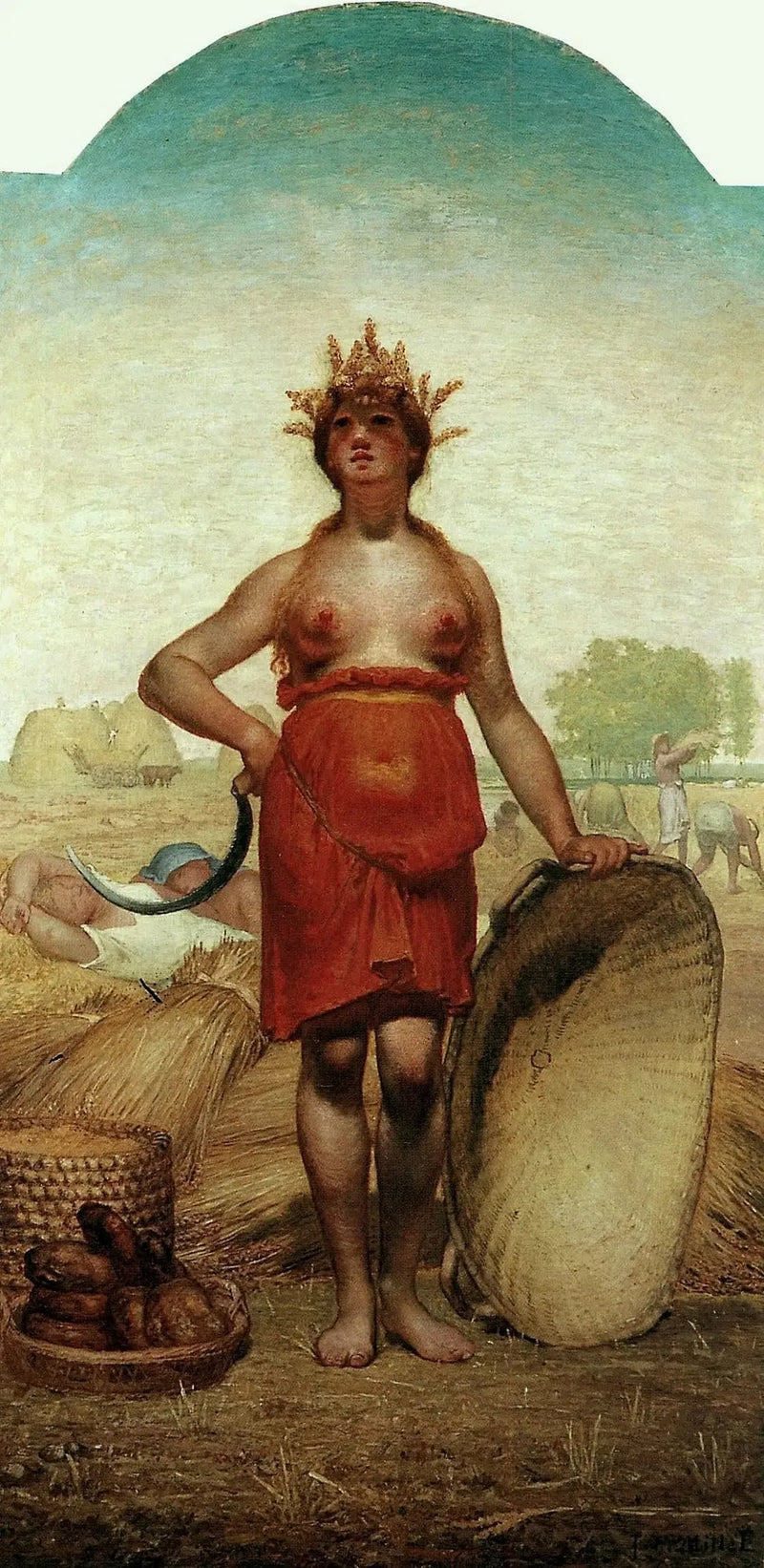 Summer or Ceres - Jean-François Millet