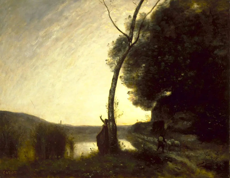 The Star of the Shepherd - Jean-Baptiste Camille Corot