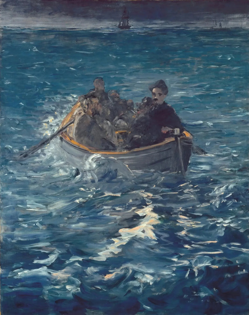 The Escape from Rochefort - Édouard Manet