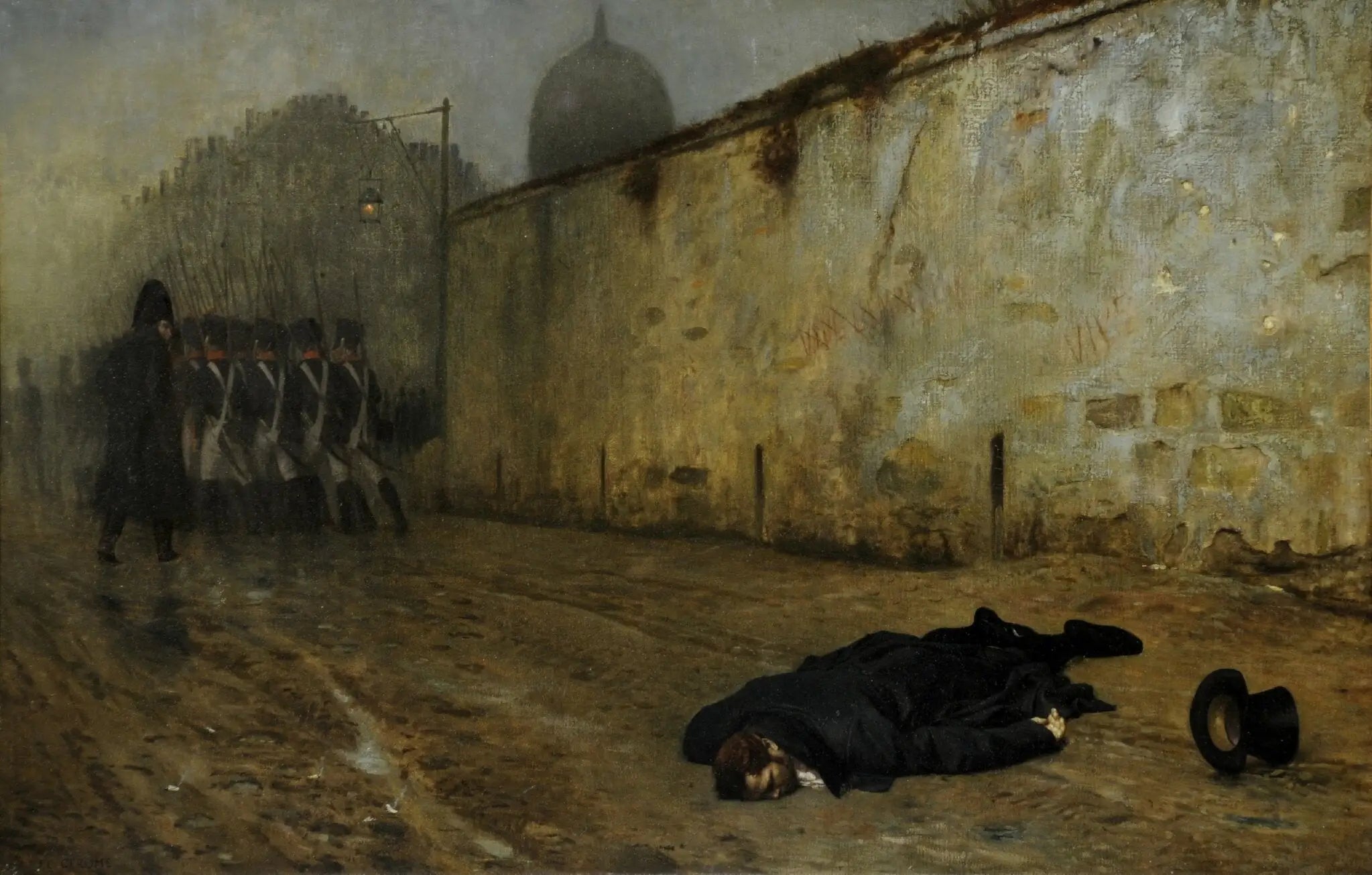 L'exécution du maréchal Ney - Jean-Léon Gérôme image 1 tableau peint à l’huile sur toile