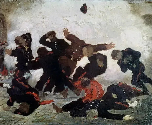 The Explosion - Édouard Manet