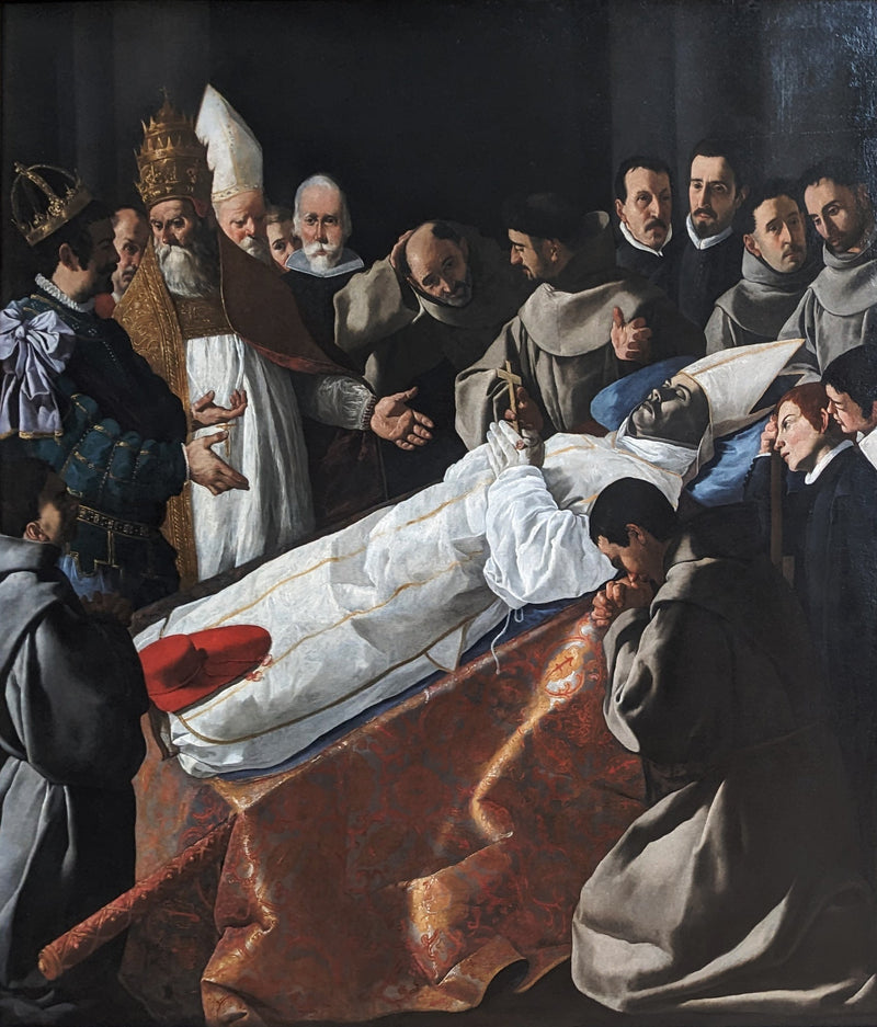 The Exposition of the Body of Saint Bonaventure - Francisco de Zurbarán