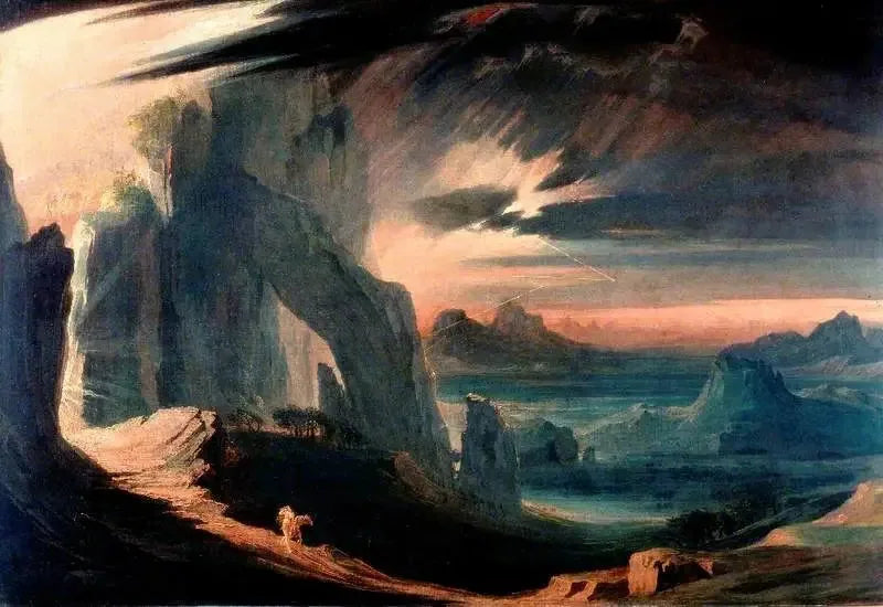 The Expulsion of Adam and Eve from Paradise - John Martin