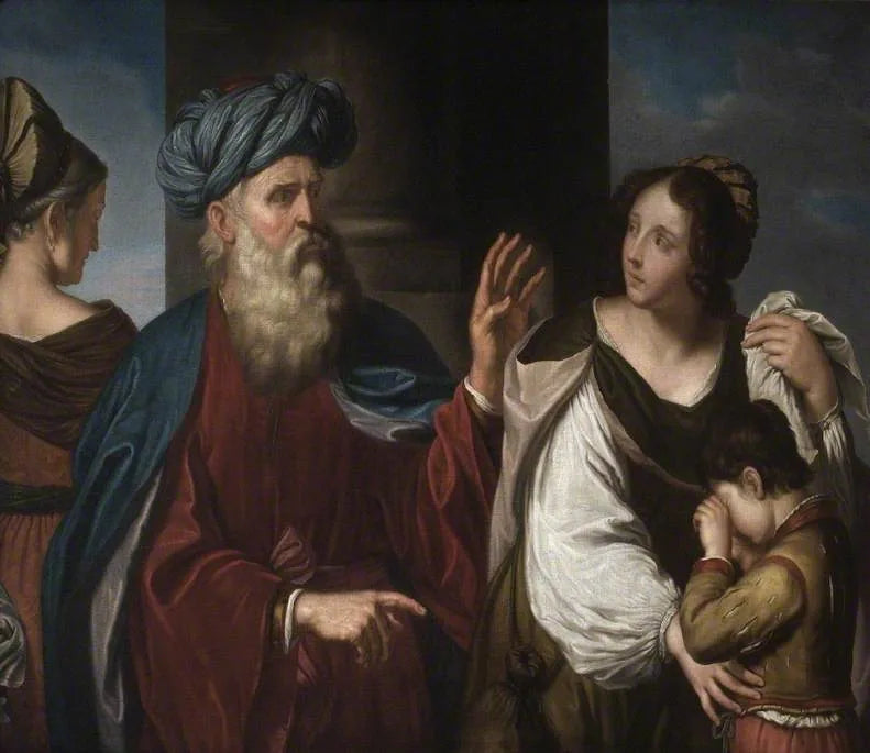 The Expulsion of Agar and Ishmael - Guercino
