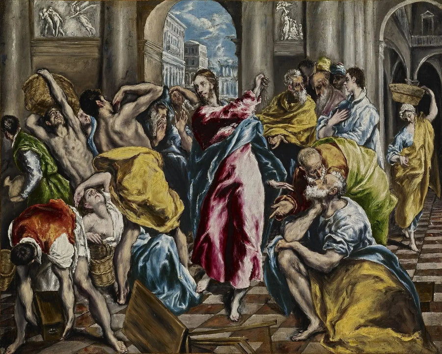 The Expulsion of the Merchants from the Temple - El Greco