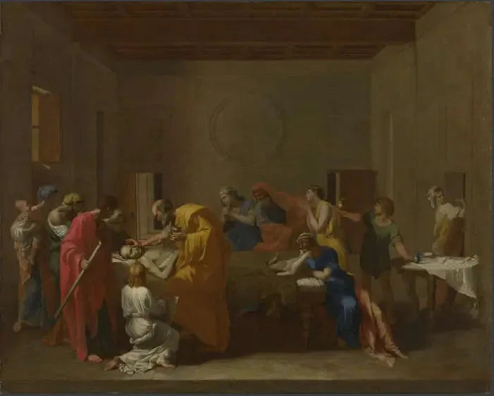 The Last Anointing - Nicolas Poussin