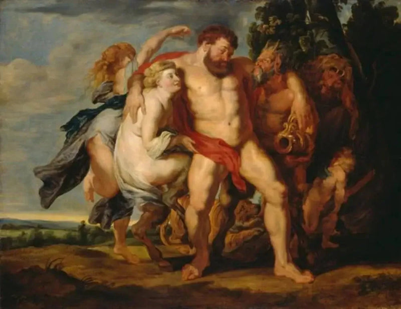 The Drunken Hercules - Peter Paul Rubens