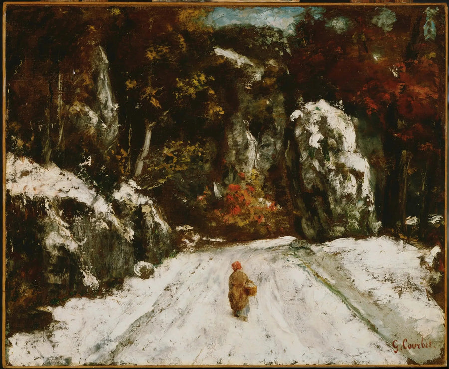 Winter in the Jura - Gustave Courbet