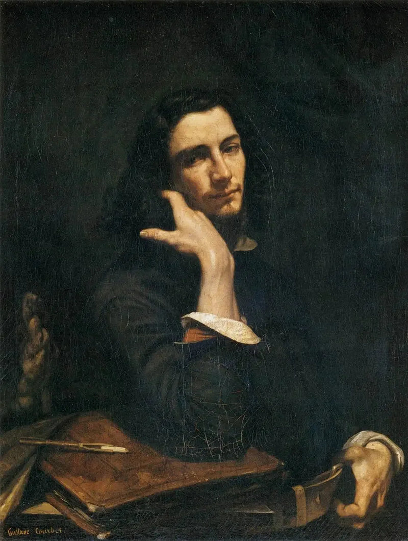 The Man with the Leather Belt. Portrait of the artist - Gustave Courbet